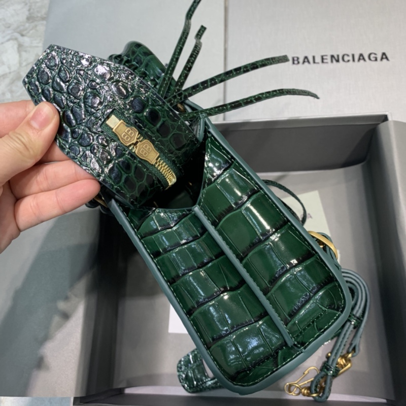 Balenciaga Neo Classic Mini Handbag Black/Green For Women‎ 8.6in/21.8cm
