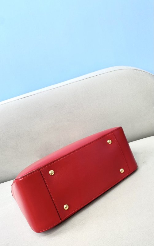 Fendi Small FF Tote Shoulder Red Bag For Woman 30cm/12in