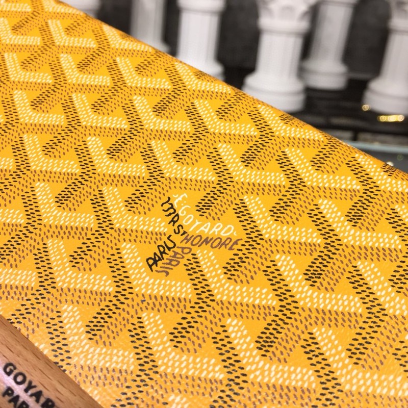 Goyard Monte Carlo PM Clutch Brown/Red/Yellow For Women‎ 9.8in/25cm