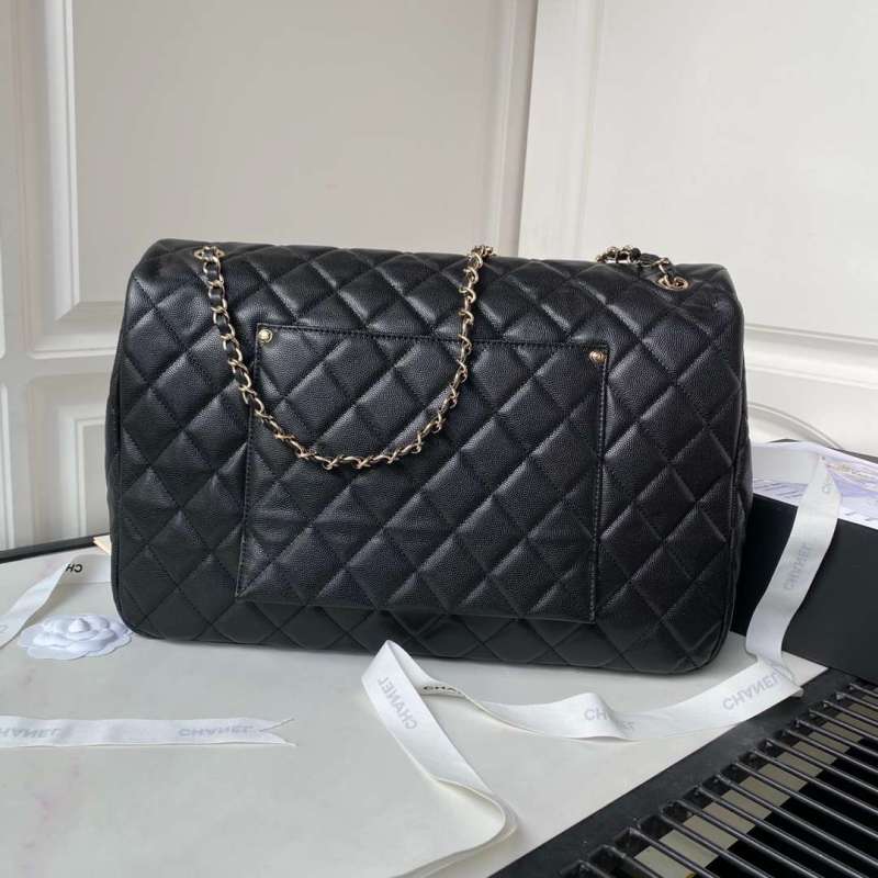 [True-to-ORIGINAL] Chanel Airport Bag Black For Women 38cm / 15in