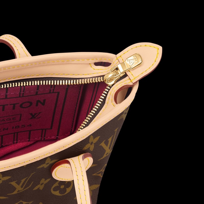 Louis Vuitton Neverfull BB Bag Pink Peony For Women M46786- 23.8 Cm/ 9.4 Inches