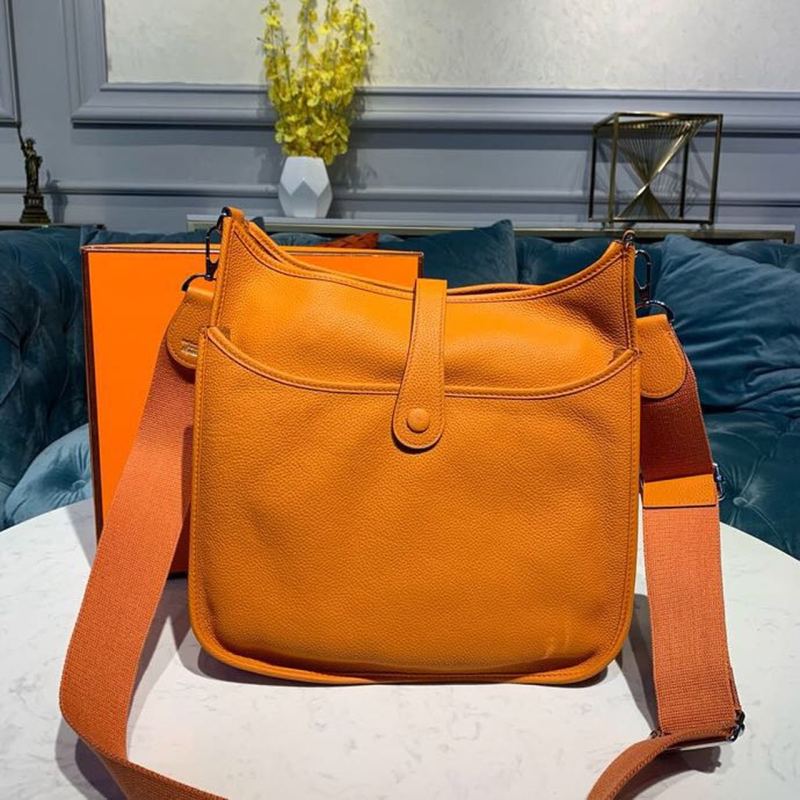 Hermes Evelyne III GM Bag Orange For Women 11.8in/30cm
