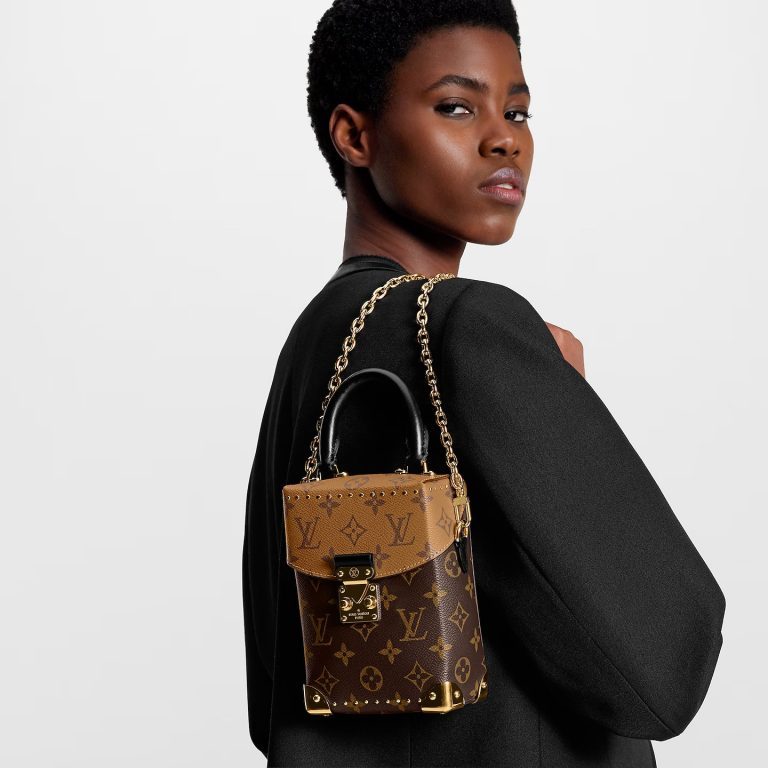 Louis Vuitton Camera Box Brown For Women 6.9in/17.5cm M82465