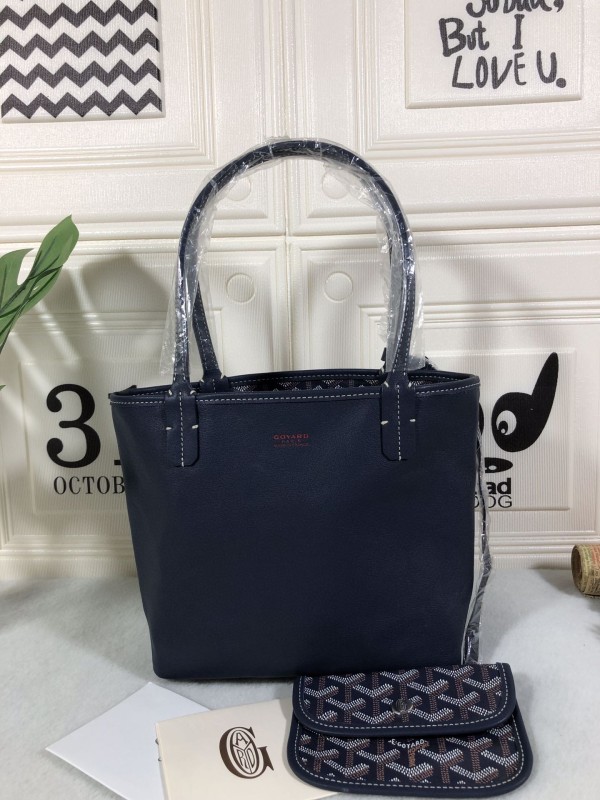 Goyard Anjou PM Bag White/Green/Blue For Women‎ 7.9in/20cm