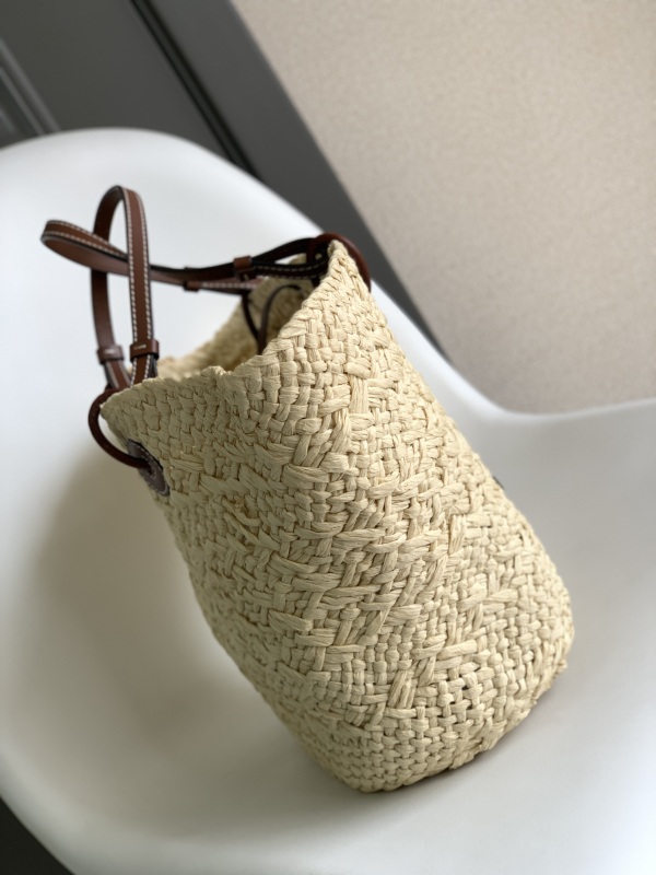 Loewe Anagram Basket Bag Beige/Brown For Women 18.1in / 46cm A223T43X02