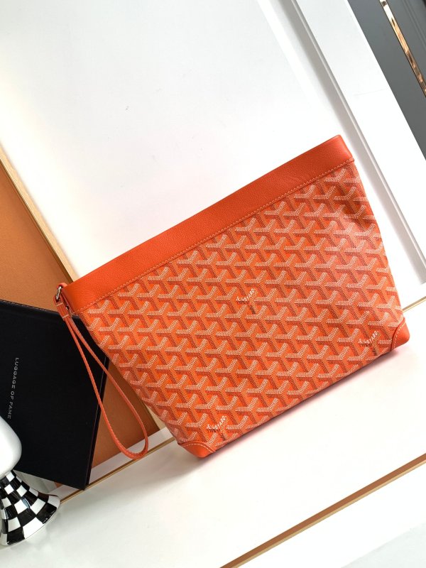 Goyard Conti Pouch Orange For Women‎ 9.4in/24cm CONTIPPMLTY07CL07P