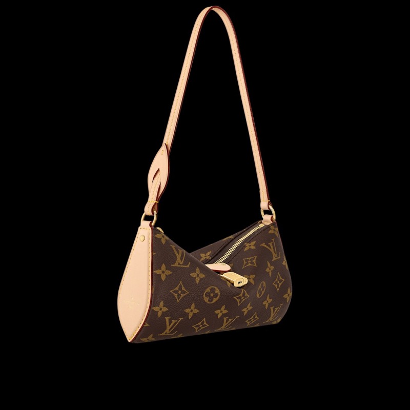 [True-to-ORIGINAL] Louis Vuitton Pochette Tirette Bag For Women M47123- 22 Cm/ 8.6 Inches