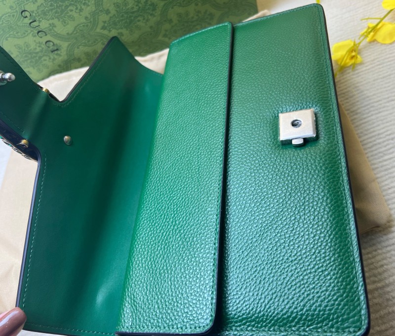Gucci Dionysus Shoulder Bag Green For Women 11in/28cm 400249 CAOGX 3120