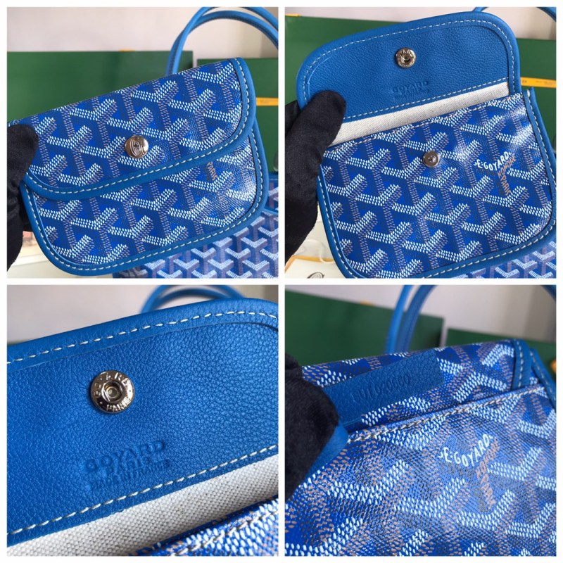 Goyard Anjou Mini Bag Blue For Women‎ 7.9in/20cm ANJOUSMINCG10TY10P