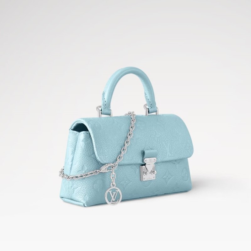 [True-to-ORIGINAL] Louis Vuitton Nano Madeleine Azur Frost For Women 8.3in/21cm M12211