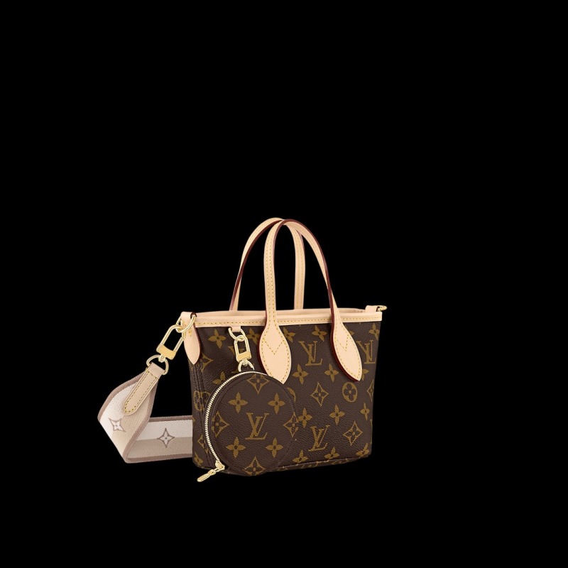 Louis Vuitton Neverfull BB Bag Beige For Women M46705- 23.8 Cm/ 9.4 Inches