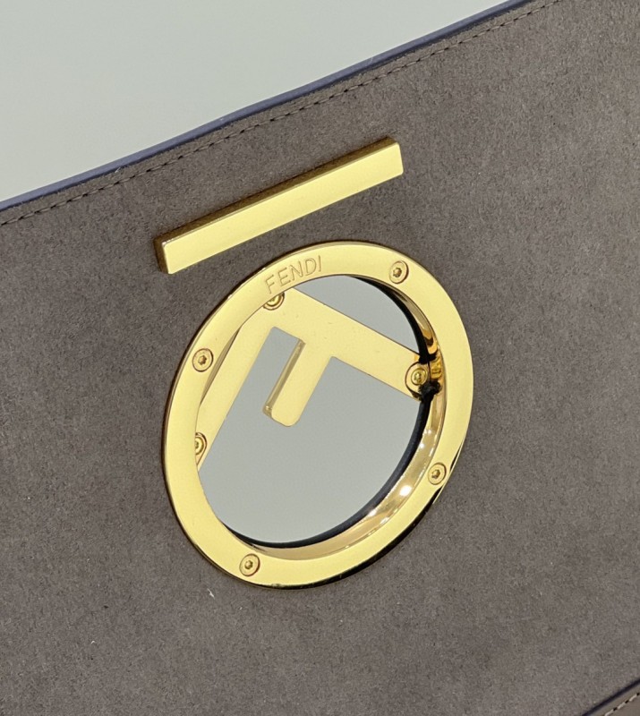 Fendi Kan I F Medium Brown Bag For Woman 18cm/7in 8BT284A651F13VK