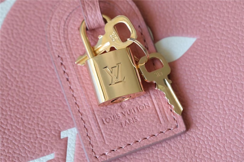 Louis Vuitton Petit Palais Monogram Empreinte Pink For Women 11.4in/29cm M46353