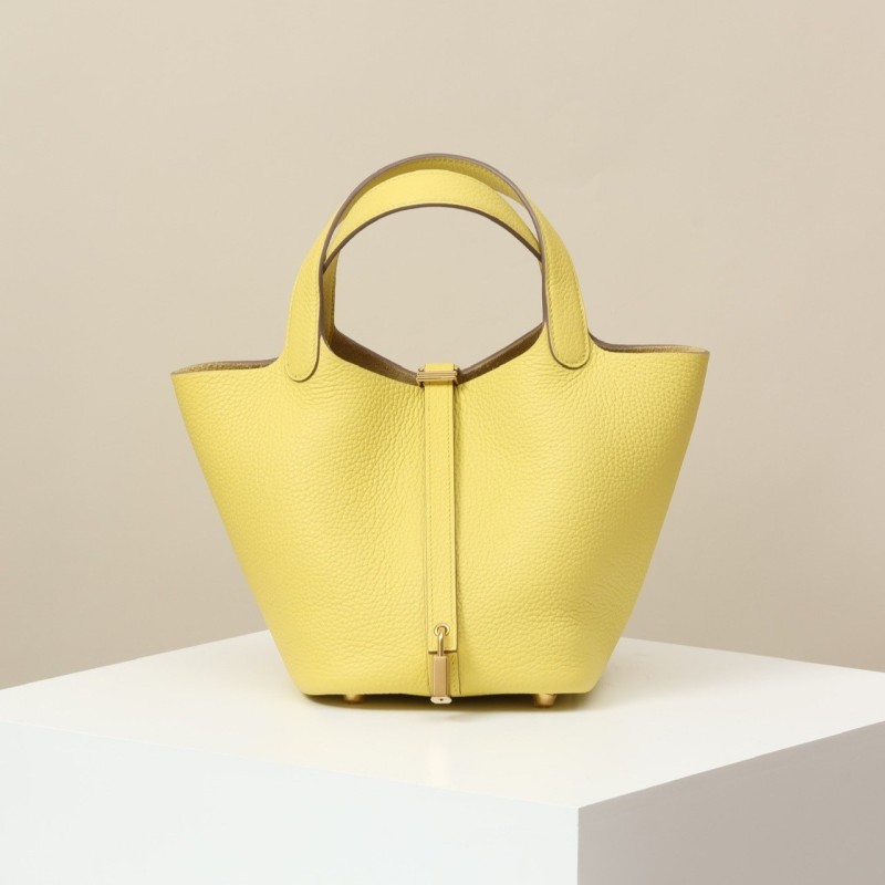 Hermes Picotin Lock 18 Bag Limoncello For Women 7.1in/18cm