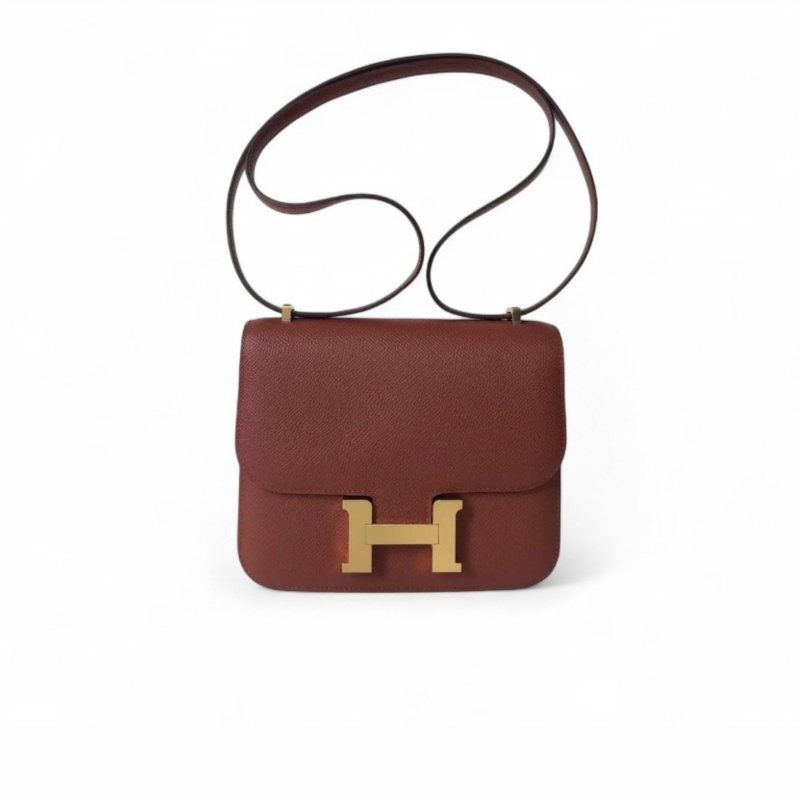 Hermes Constance Burgundy For Women 19cm / 7.4in