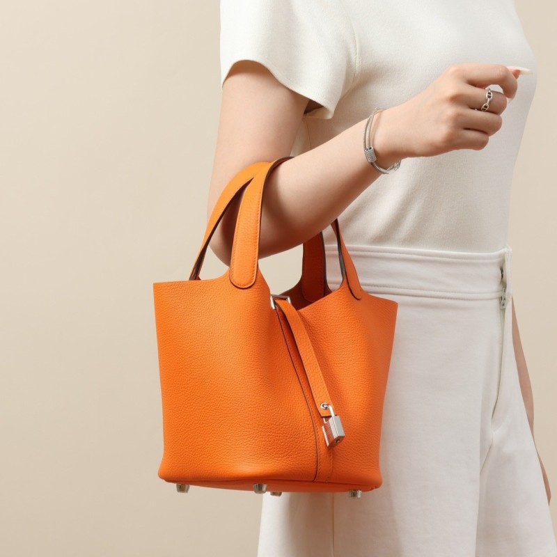Hermes Picotin Lock 18 Bag Orange For Women 7.1in/18cm