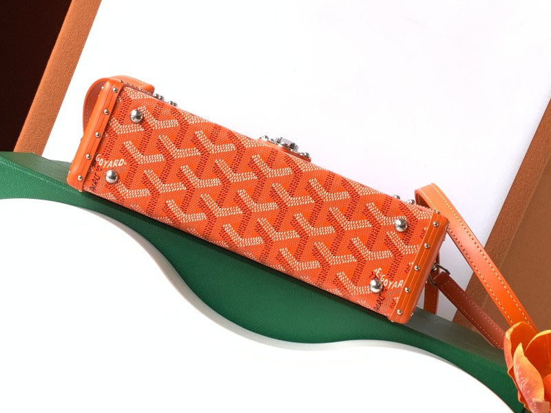 Goyard Cassette Trunk Bag Orange For Women‎ 5.9in/15cm CASSETPMLTY07CL07P