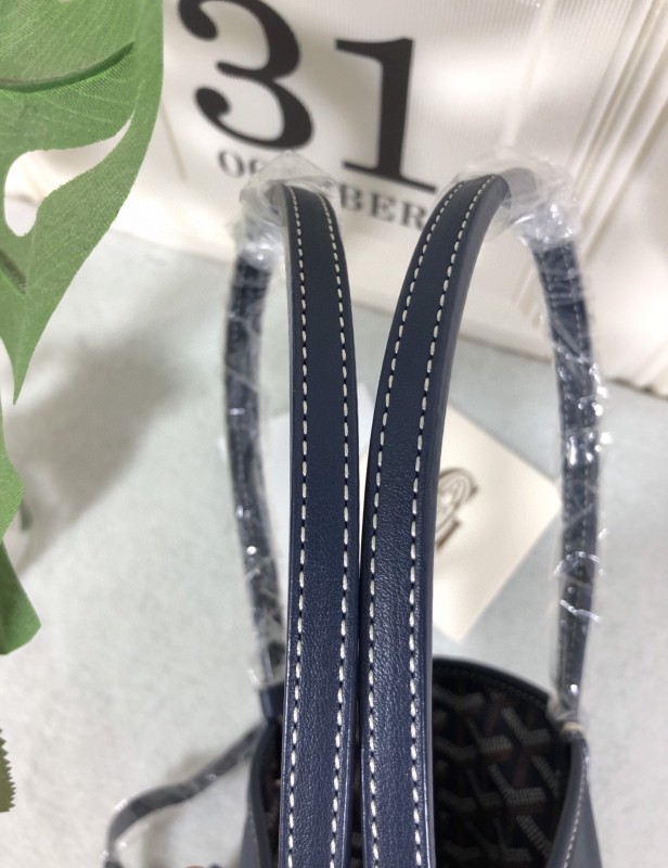 Goyard Anjou PM Bag White/Green/Blue For Women‎ 7.9in/20cm