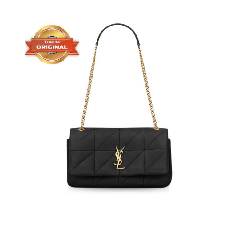 [True-to-ORIGINAL] Saint Laurent Jamie Medium Chain Bag Black For Women 9.8in/25cm
