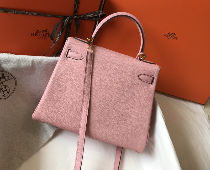 Hermes Kelly 28cm Bubblegum Pink Togo Bag For Women, Women’s Handbags, Shoulder Bags 11in/28cm
