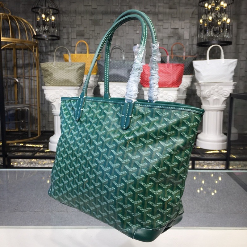 Goyard Artois PM Bag Red/Green For Women‎ 7.9in/20cm