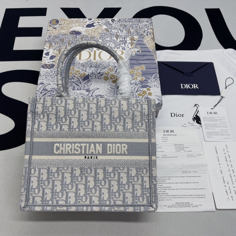 Christian Dior Small Dior Book Tote Violet, For Women, Women’s Handbags 26.5cm/10.5in CD