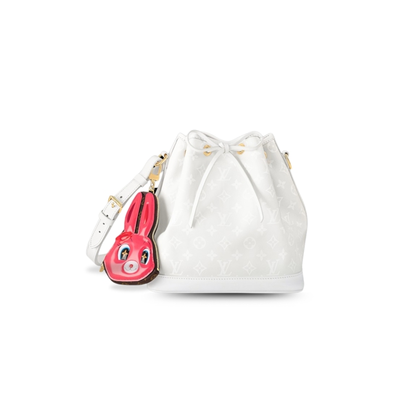 Louis Vuitton Petit Noé Bucket Bag White For Women M11297 10.6inch/27cm