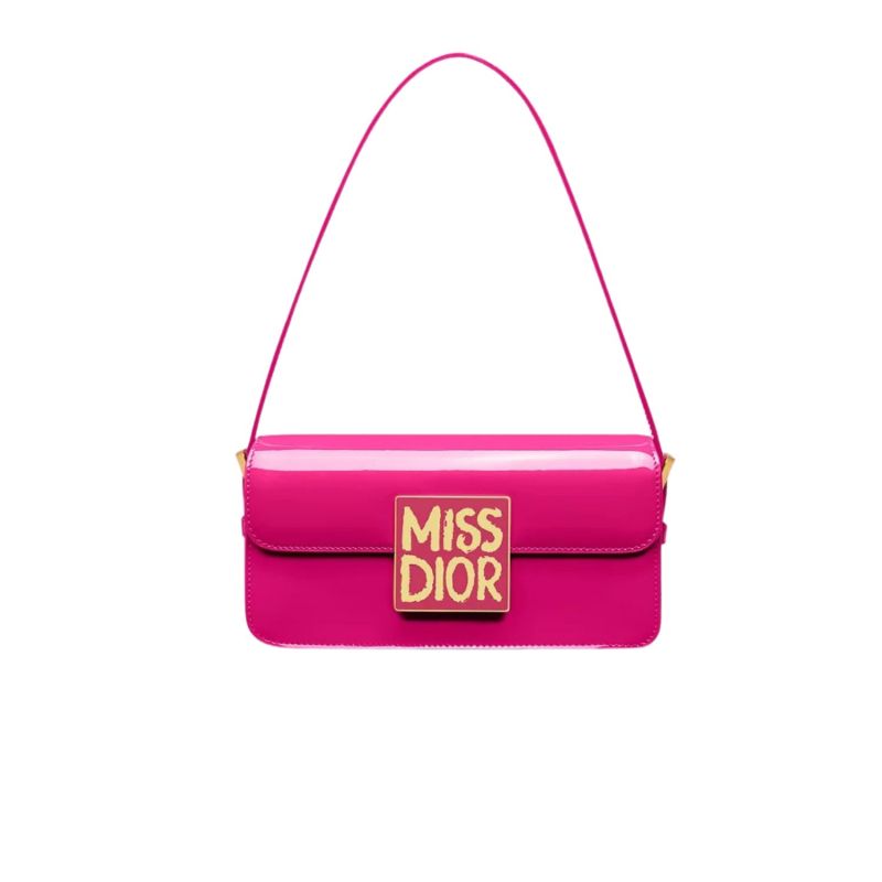 Miss Dior Flap Bag Fuchsia For Women 22cm/8.5in – M2610UWIS_M21F