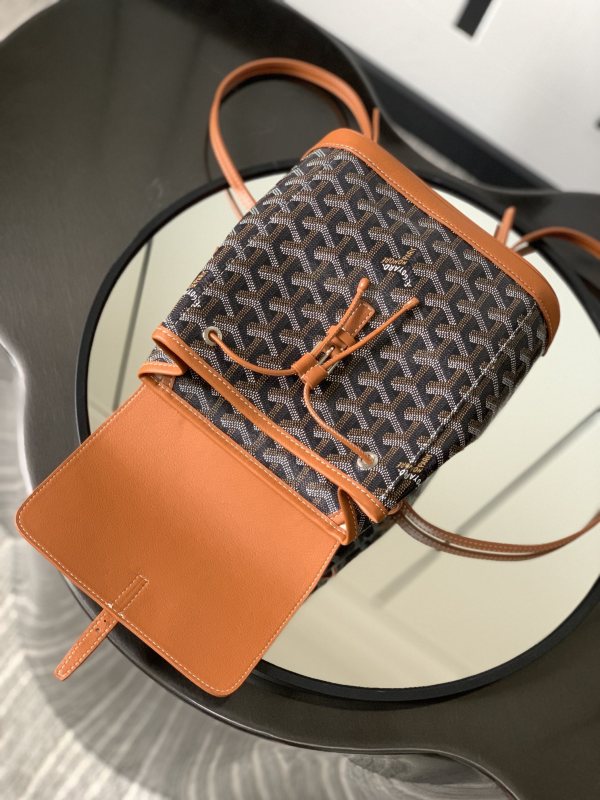 Goyard Alpin Mini Backpack Brown For Women‎ 9.1in/23cm ALPIN2MINTY01CL03P