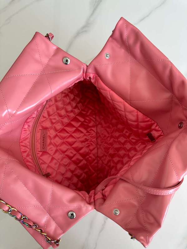 Chanel 22 Handbag Pink For Women 42cm / 16.4in AS3261
