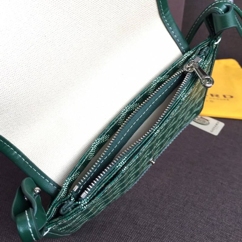 Goyard Plumet Pocket Wallet Green For Women‎ 8.1in/20.5cm PLUMETPMLTY09CL09P