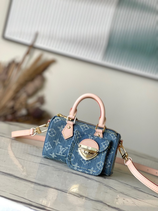 Louis Vuitton Nano Speedy Blue For Women 16cm / 6.3in M82950