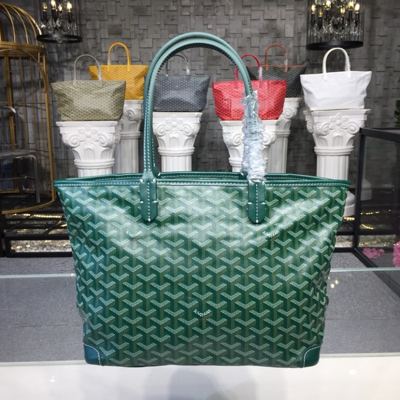Goyard Artois PM Bag Red/Green For Women‎ 7.9in/20cm