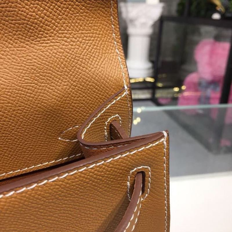 Hermes Mini Kelly KP Pochette Gold For Women 8.7in/22cm