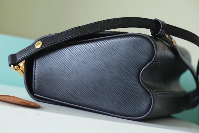 Louis Vuitton Twist MM Epi Black For Women, Women’s Bags, Shoulder And Crossbody Bags 9.1in/23cm LV M59887