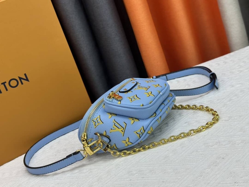Louis Vuitton Mini Bumbag Blue Bag For Women 6.6 Inches/ 17 Cm M83694