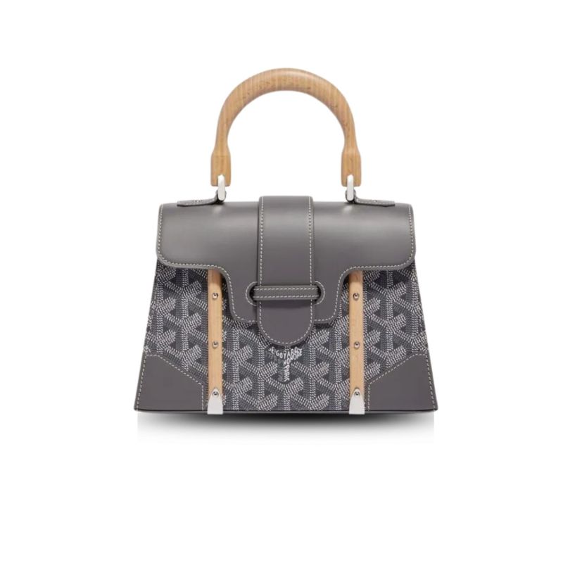 Goyard Saigon Structure Mini Bag Grey For Women‎ 7.9in/20cm SAIGOBMINTY51CL51P
