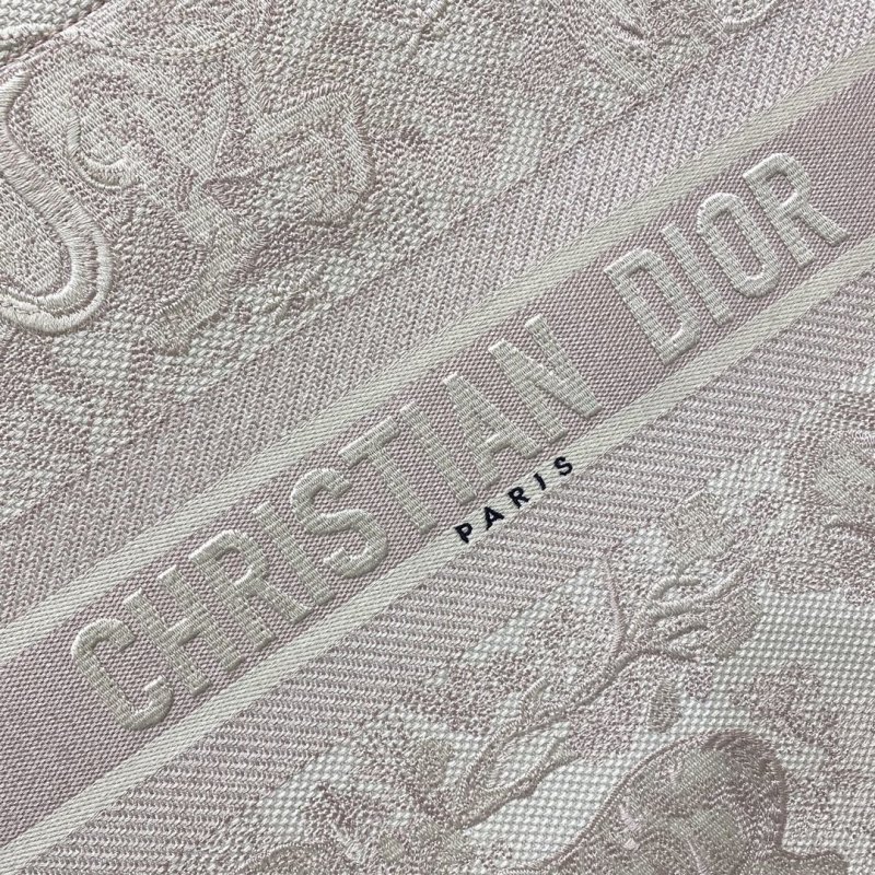 Christian Dior Large Dior Book Tote Pink Toile de Jouy Embroidery, Light Pink, For Women Women’s Handbags, 42cm CD M1286ZTDT_M956