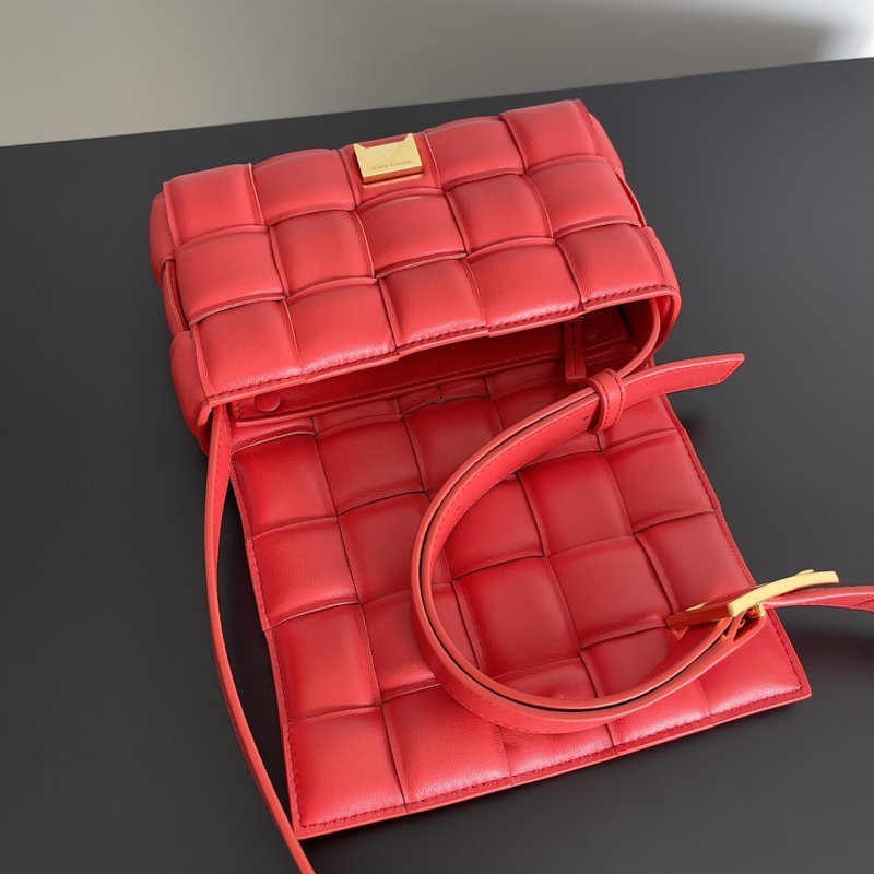 Bottega Veneta Small Padded Cassette Red, For Women, Women’s Bags 7.5in/19cm