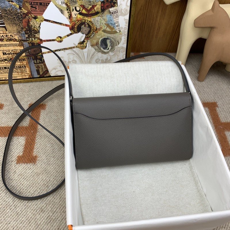 Hermes Constance Long Togo Wallet Grey, Silver Toned Hardware Bag For Women, Women’s Handbags, Shoulder Bags 8.1in/21cm