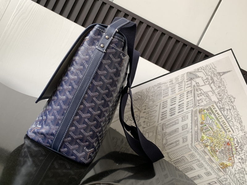 Goyard Capetien MM Messenger Bag Navy Blue For Women‎ 10.2in/26cm CAPETIMMLTY12CG12P