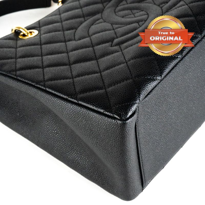 [True-to-ORIGINAL] Chanel Classic Tote Bag Black For Women 13.3in/34cm