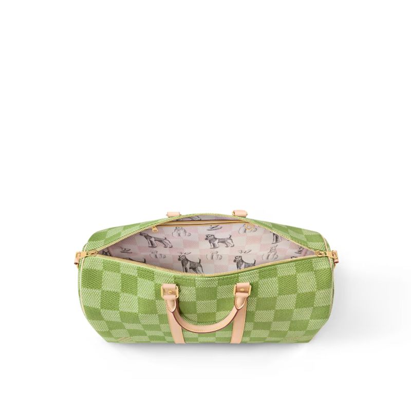 Louis Vuitton Keepall Bandoulière 50 Green 19.7 Inches/ 50 Cm N40667