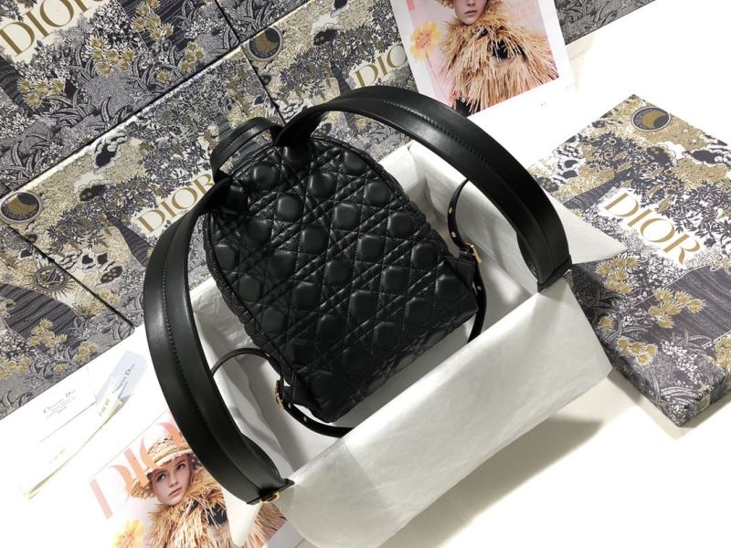 Dior Mini Dior Backpack Cannage Black For Women‎ 12 in/ 31.5 cm CD