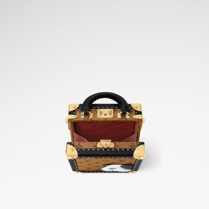 Louis Vuitton Mini Square Trunk Dalmatien Brown For Women M11206 6.7in/17cm