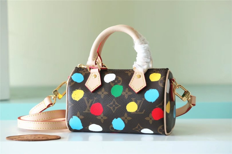 Louis Vuitton LV x YK Nano Speedy Bag Brown For Women 16 cm/ 6.3 in M81979
