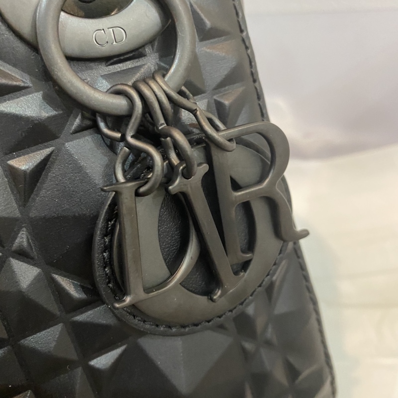 Dior Christian Dior Mini Lady Bag Black For Women 6.5in/17cm M0505SLOI_M989