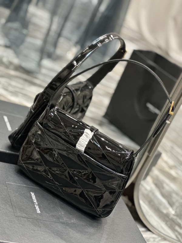 Saint Laurent Le 5a7 Shoulder Bag Black For Women‎ 9.4in/24cm SLAU-WY2177