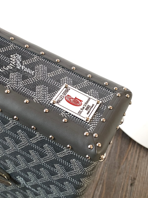 Goyard Cassette Trunk Bag Grey For Women‎ 5.9in/15cm CASSETPMLTY51CL51P