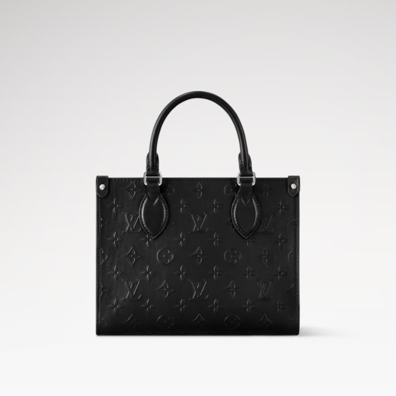 Louis Vuitton OnTheGo PM Handbag Black For Women 9.8in/25cm M14576